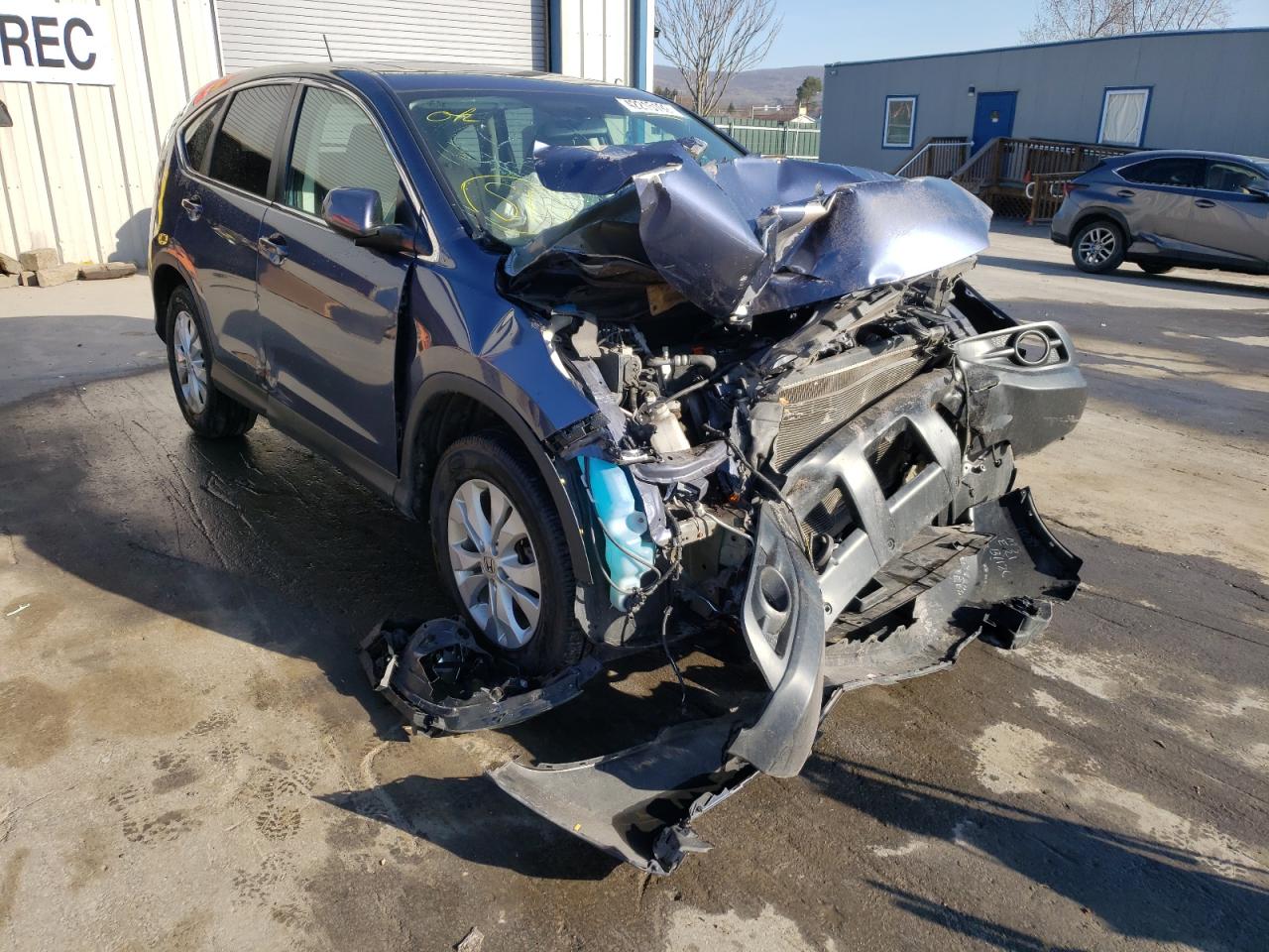 HONDA CR-V EX 2014 with VIN 5J6RM4H51EL005145 - Photo from auction