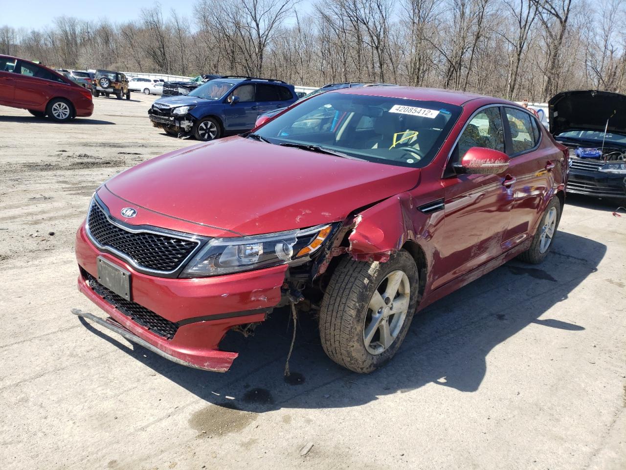 Photo 2 from auction – 2014 KIA OPTIMA LX with VIN 5XXGM4A7XEG339585
