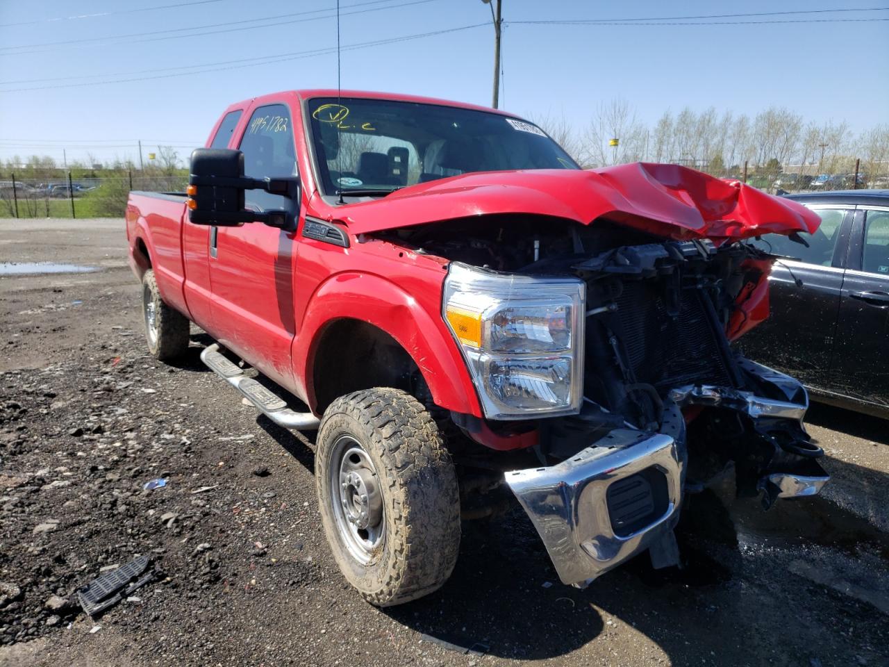 FORD F250 SUPER 2012 with VIN 1FT7X2B62CEB05220 - Photo from auction