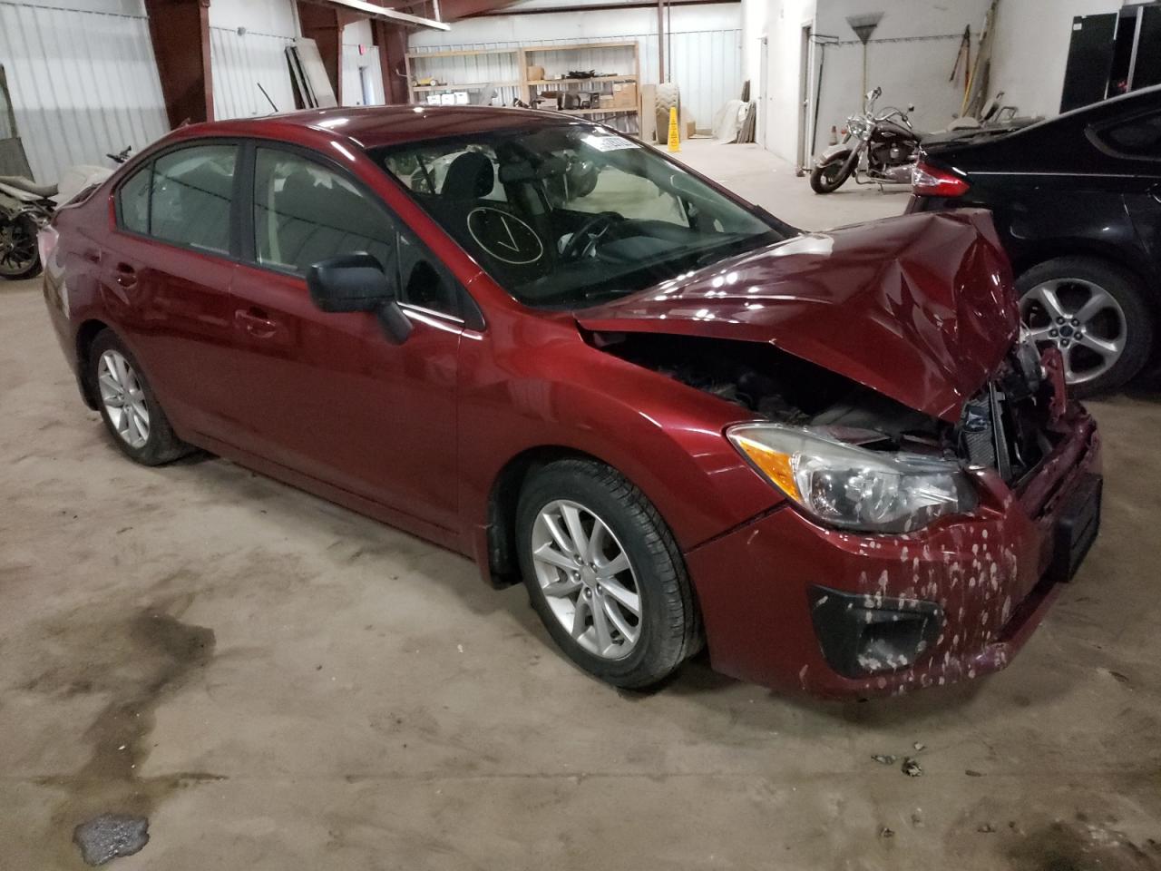 SUBARU IMPREZA PR 2014 with VIN JF1GJAC61EH011072 - Photo from auction
