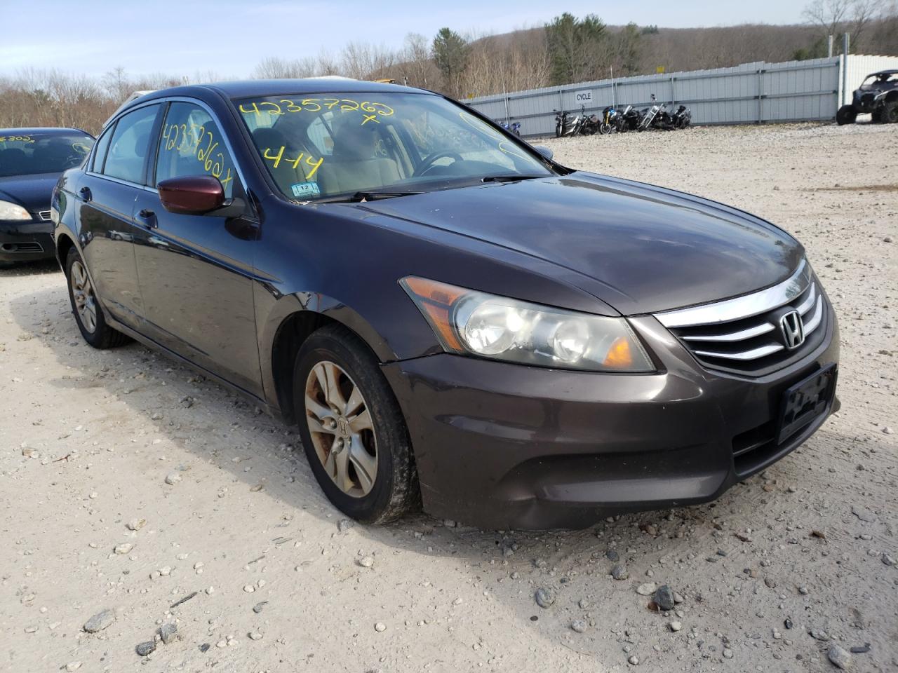 HONDA ACCORD LXP 2011 with VIN 1HGCP2F45BA072986 - Photo from auction