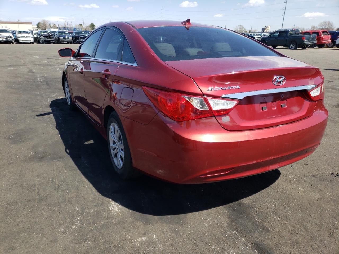 Photo 3 from auction – 2012 HYUNDAI SONATA GLS with VIN 5NPEB4AC9CH455789