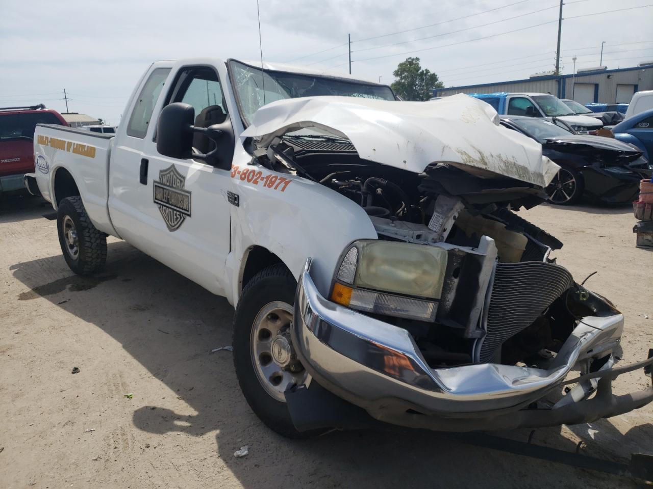 FORD F250 SUPER 2004 with VIN 1FTNX20L24EA70096 - Photo from auction