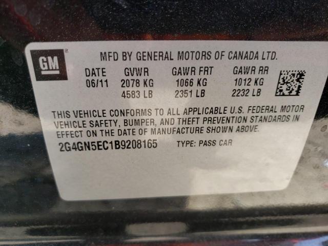 Photo 10 from auction – 2011 BUICK REGAL CXL with VIN 2G4GN5EC1B9208165