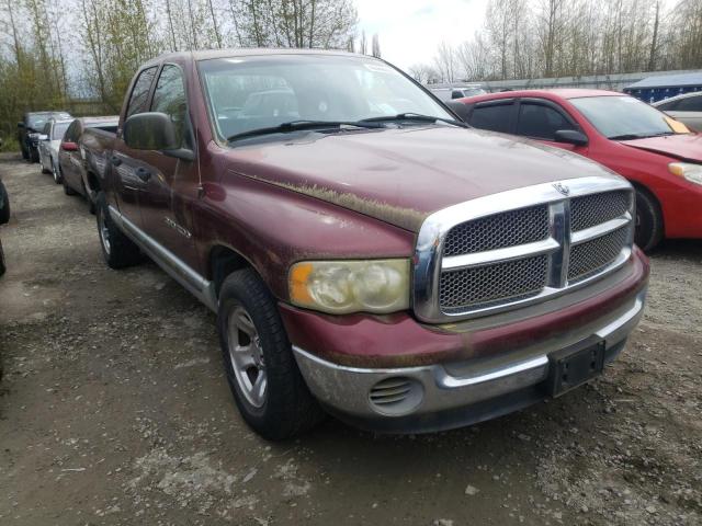 DODGE RAM 1500 2002 with VIN 3D7HA18N12G196654 - Photo from auction