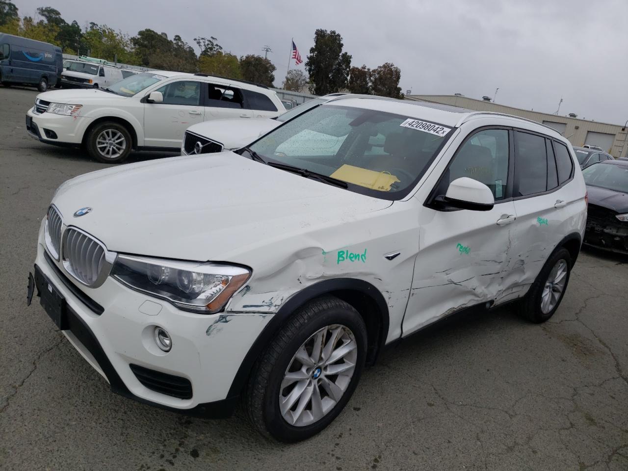 Photo 2 from auction – 2016 BMW X3 XDRIVE2 with VIN 5UXWX9C54G0D85897