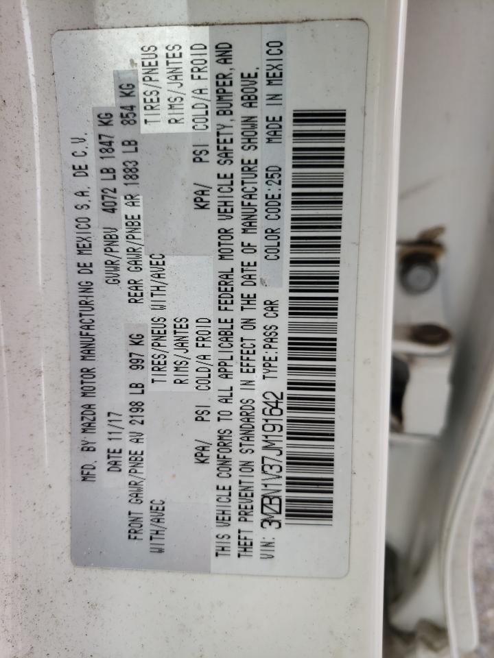Photo 10 from auction – 2018 MAZDA 3 TOURING with VIN 3MZBN1V37JM191642