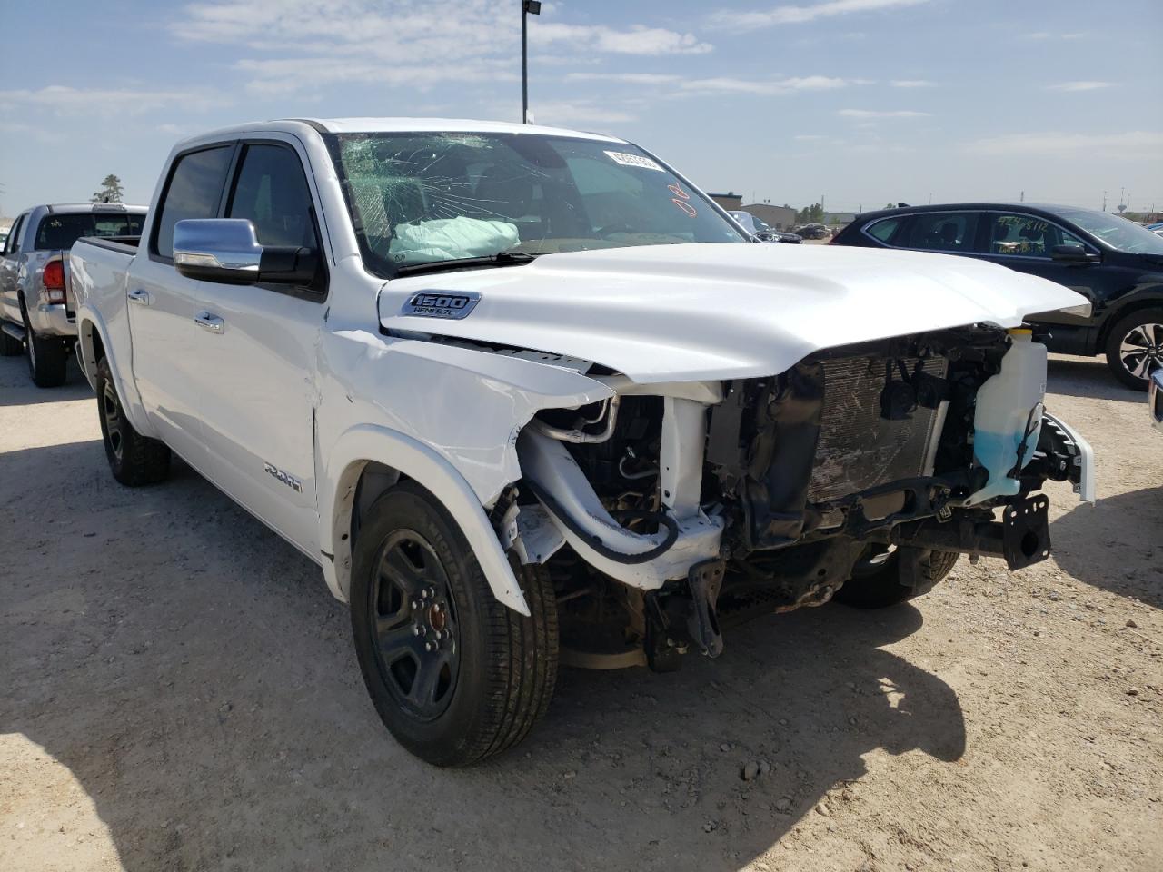 RAM 1500 LARAM 2019 with VIN 1C6RREJT9KN729940 - Photo from auction