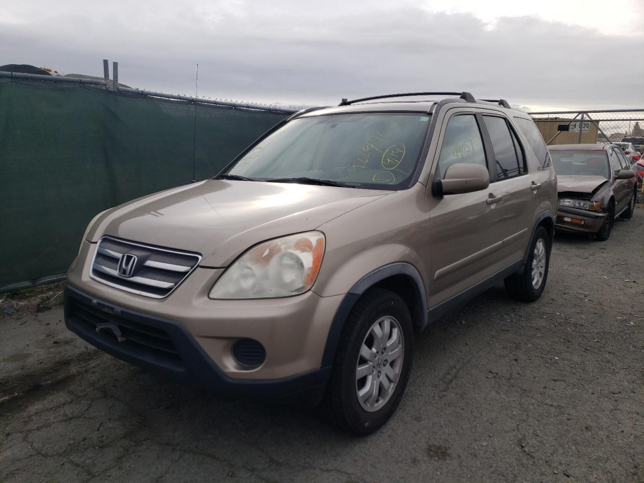 Photo 2 from auction – 2005 HONDA CR-V SE with VIN JHLRD78995C039072