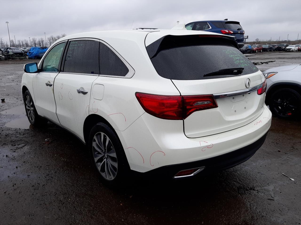 Photo 20 from auction – 2016 ACURA MDX TECHNO with VIN 5FRYD4H41GB044640