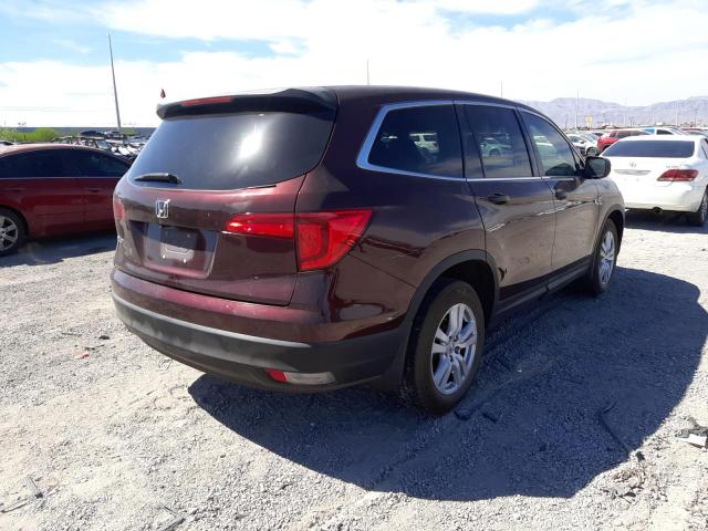 Photo 4 from auction – 2016 HONDA PILOT LX with VIN 5FNYF5H18GB002781