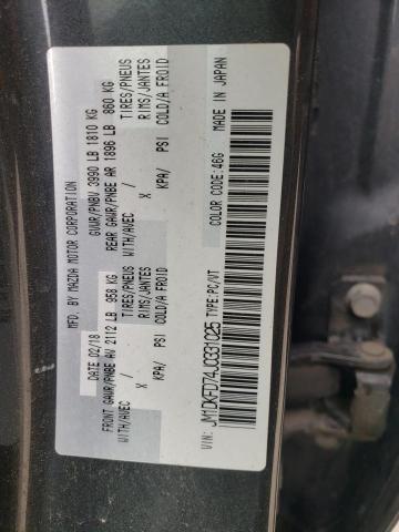 Photo 10 from auction – 2018 MAZDA CX-3 GRAND with VIN JM1DKFD74J0331025