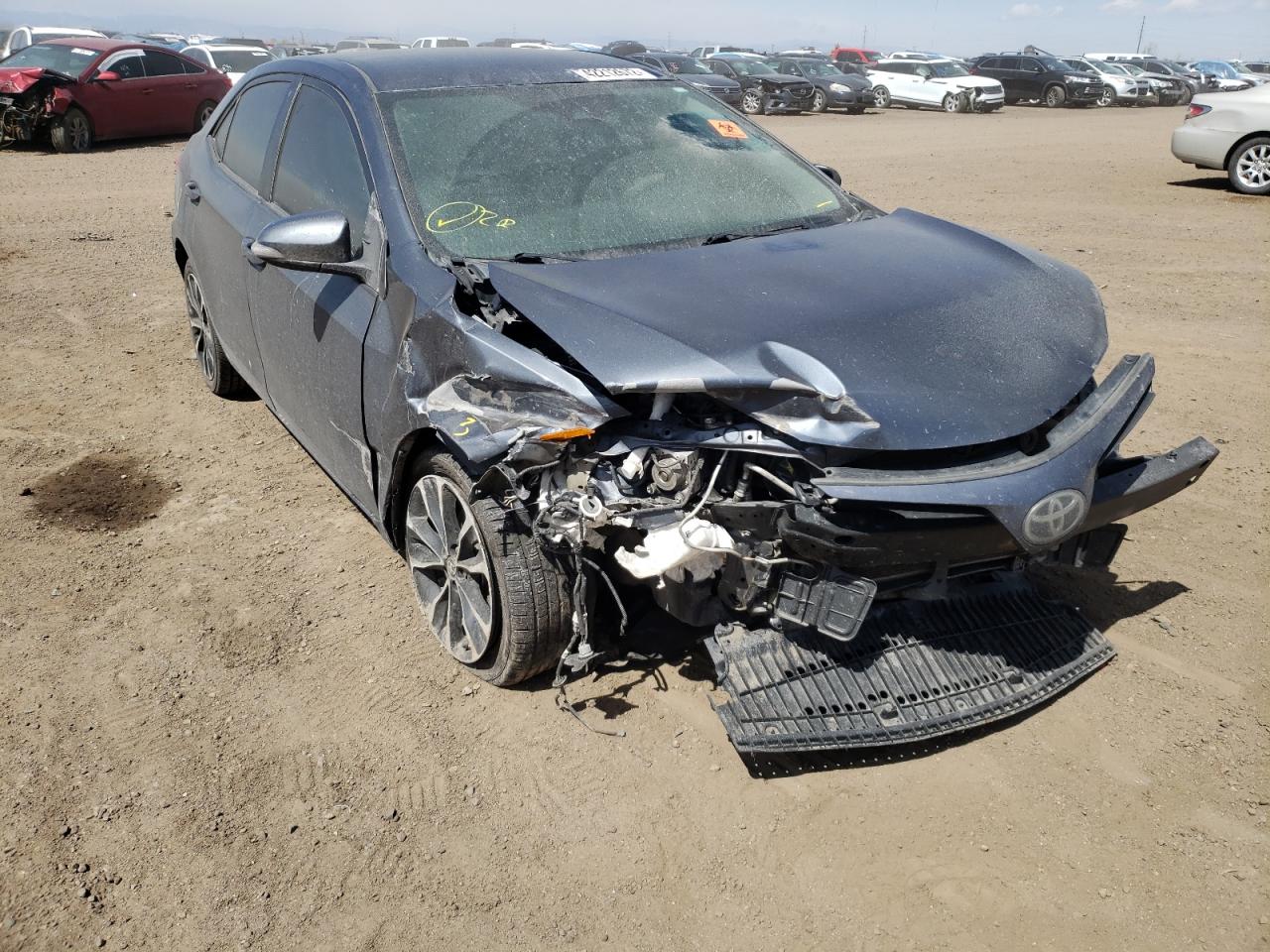 TOYOTA COROLLA L 2018 with VIN 2T1BURHE3JC015679 - Photo from auction