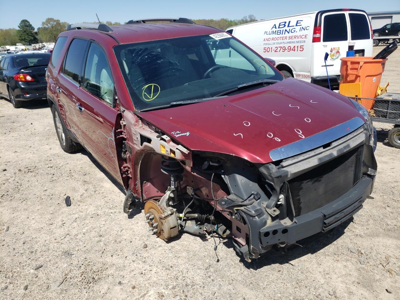 Photo 1 from auction – 2011 GMC ACADIA SLT with VIN 1GKKRRED6BJ306300