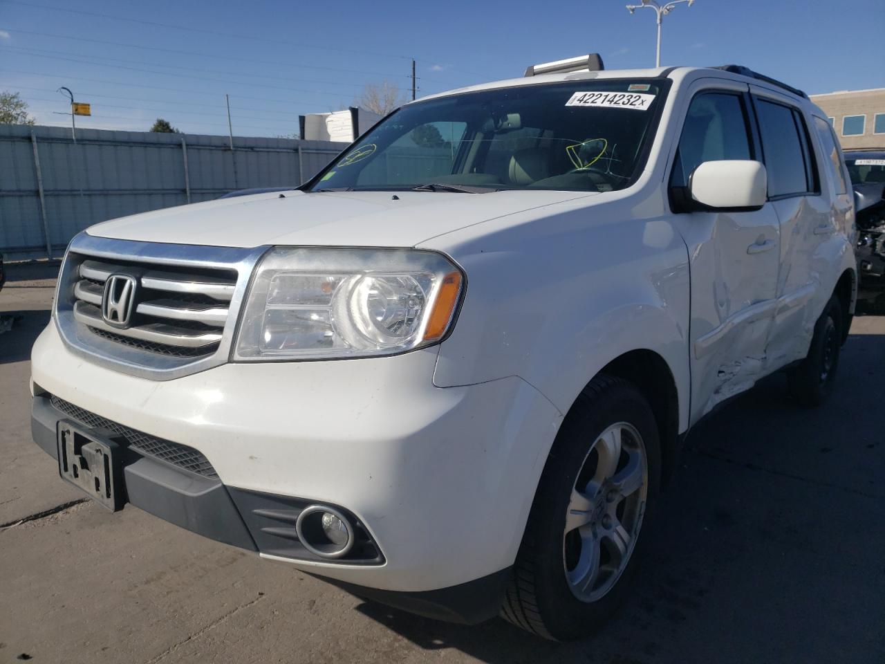 Photo 2 from auction – 2015 HONDA PILOT EXL with VIN 5FNYF4H59FB063407
