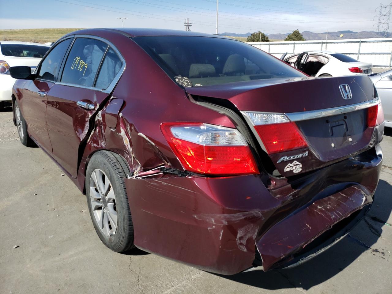 Photo 3 from auction – 2014 HONDA ACCORD LX with VIN 1HGCR2F32EA134804