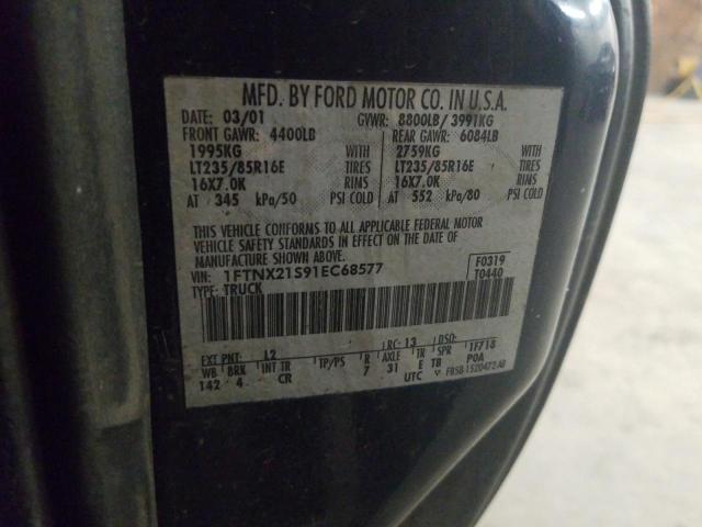 Photo 10 from auction – 2001 FORD F250 SUPER with VIN 1FTNX21S91EC68577