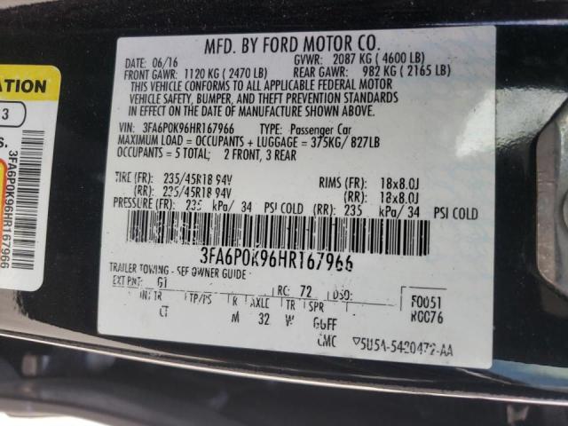 Photo 10 from auction – 2017 FORD FUSION TIT with VIN 3FA6P0K96HR167966