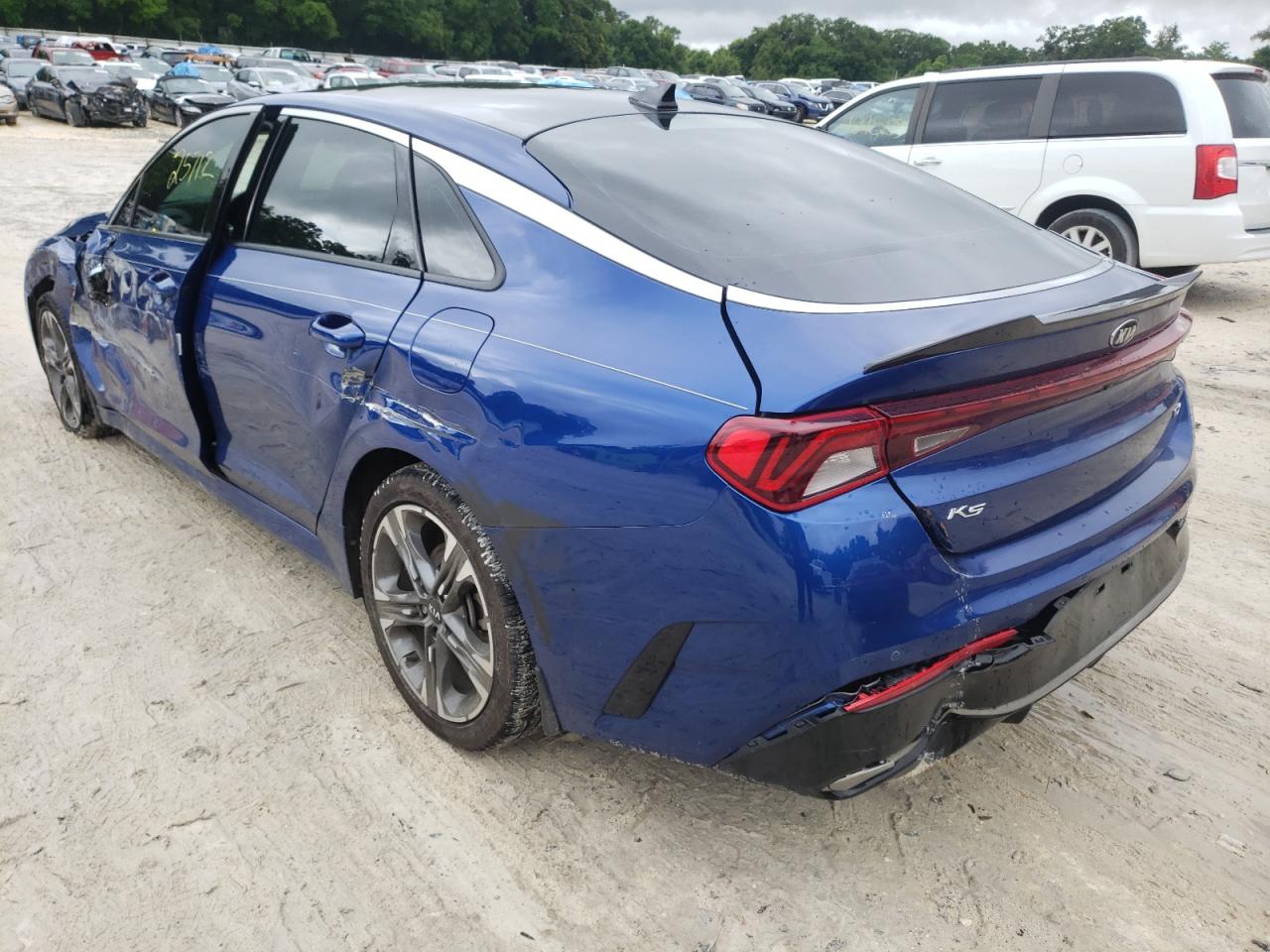 Photo 3 from auction – 2021 KIA K5 EX with VIN 5XXG34J25MG074175