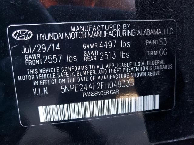 Photo 10 from auction – 2015 HYUNDAI SONATA SE with VIN 5NPE24AF2FH049335