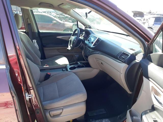 Photo 5 from auction – 2016 HONDA PILOT LX with VIN 5FNYF5H18GB002781