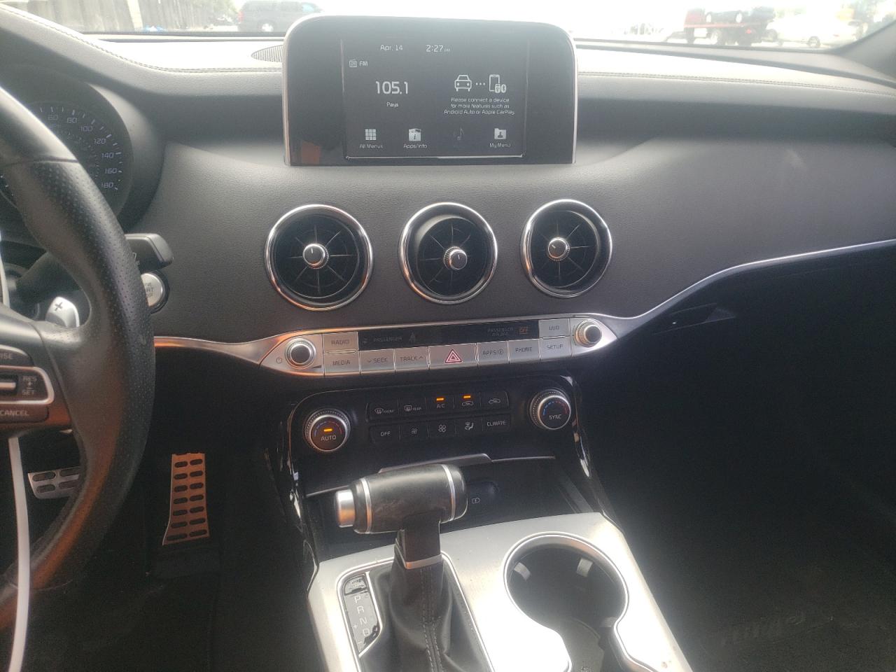 Photo 9 from auction – 2019 KIA STINGER GT with VIN KNAE35LCXK6052801