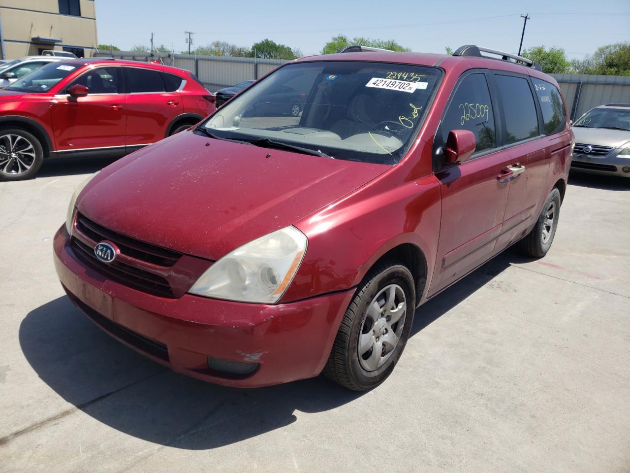 Photo 2 from auction – 2008 KIA SEDONA EX with VIN KNDMB233886229435