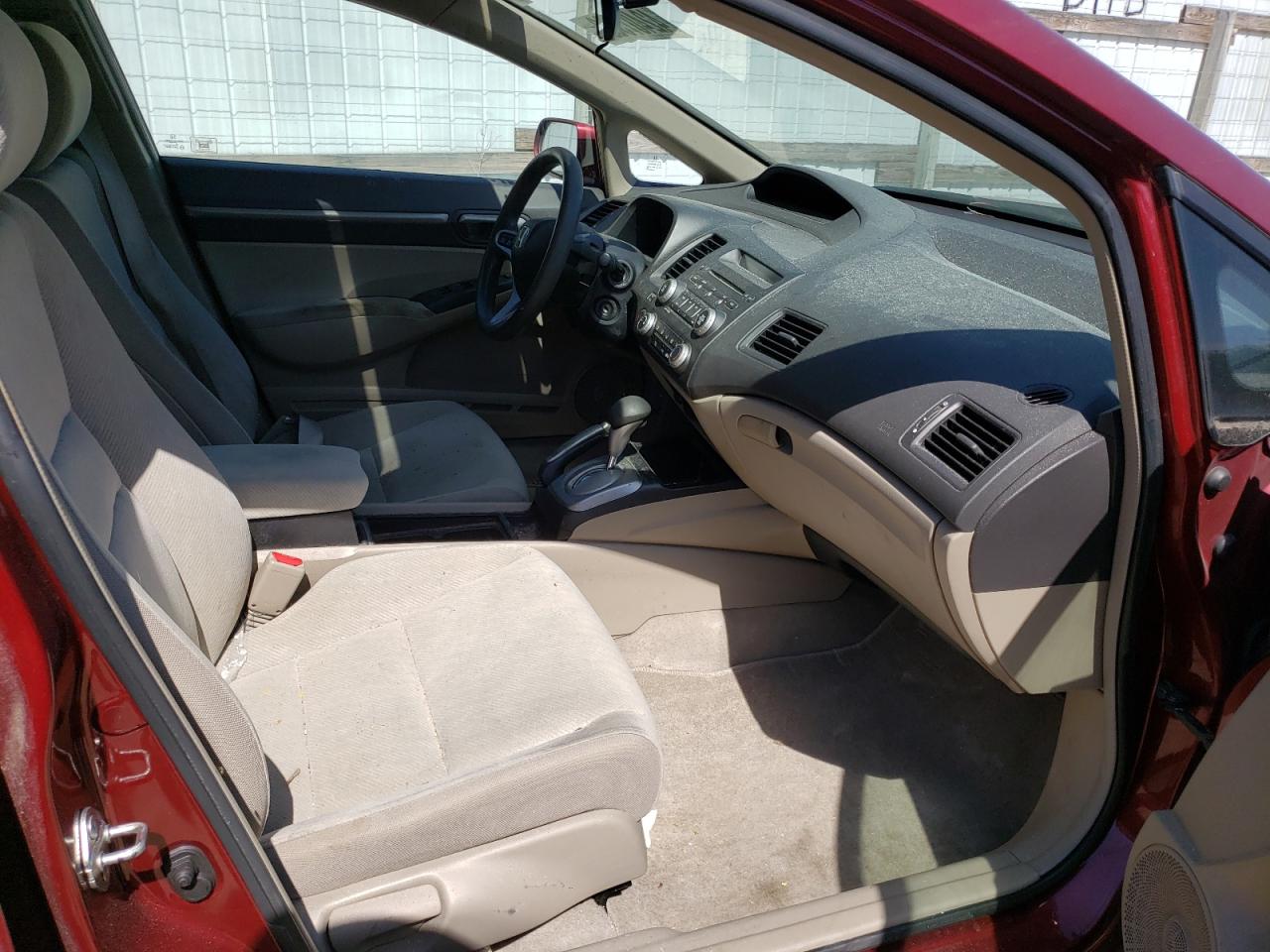 Photo 5 from auction – 2010 HONDA CIVIC EX with VIN 19XFA1F85AE039525
