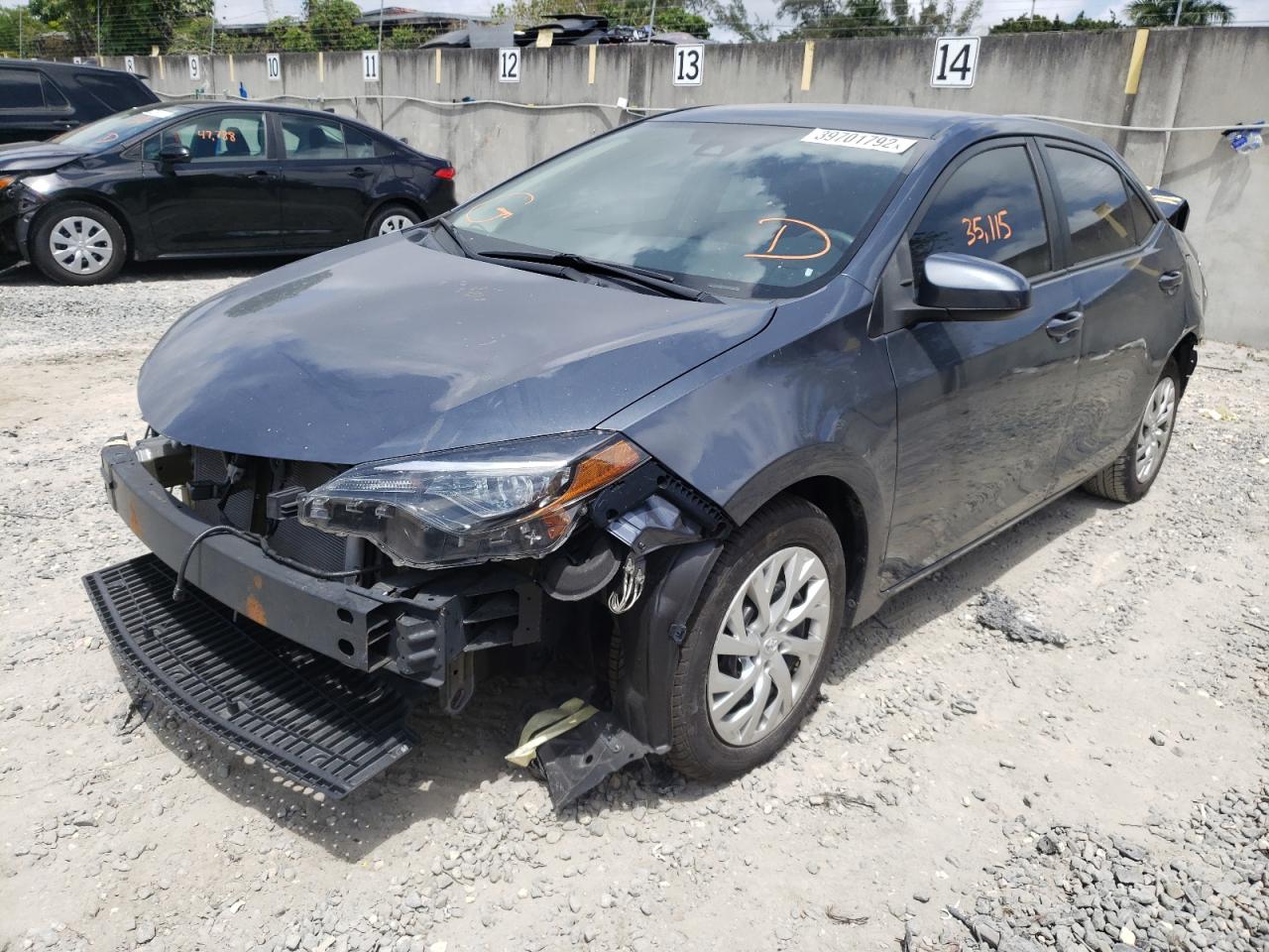 Photo 2 from auction – 2018 TOYOTA COROLLA L with VIN 5YFBURHE9JP845051