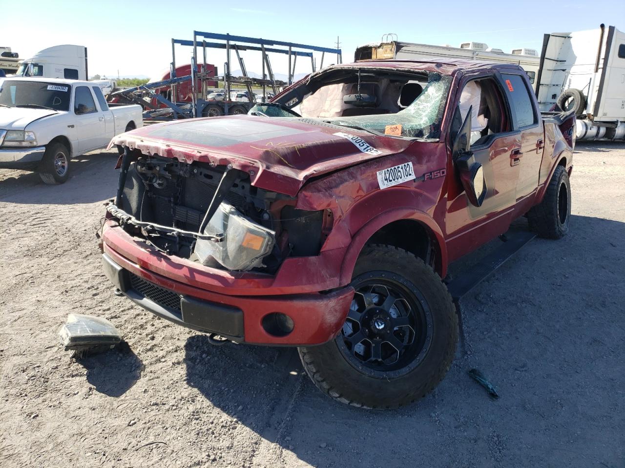 Photo 2 from auction – 2014 FORD F150 SUPER with VIN 1FTFW1EF7EFB76964