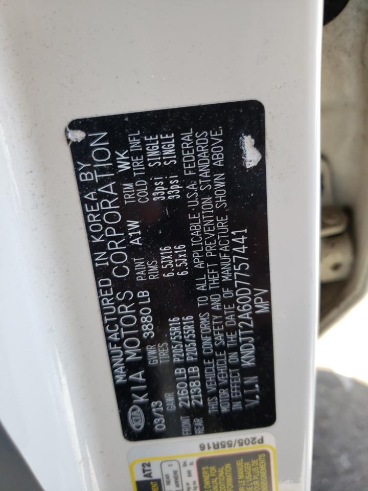 Photo 10 from auction – 2013 KIA SOUL + with VIN KNDJT2A60D7757441