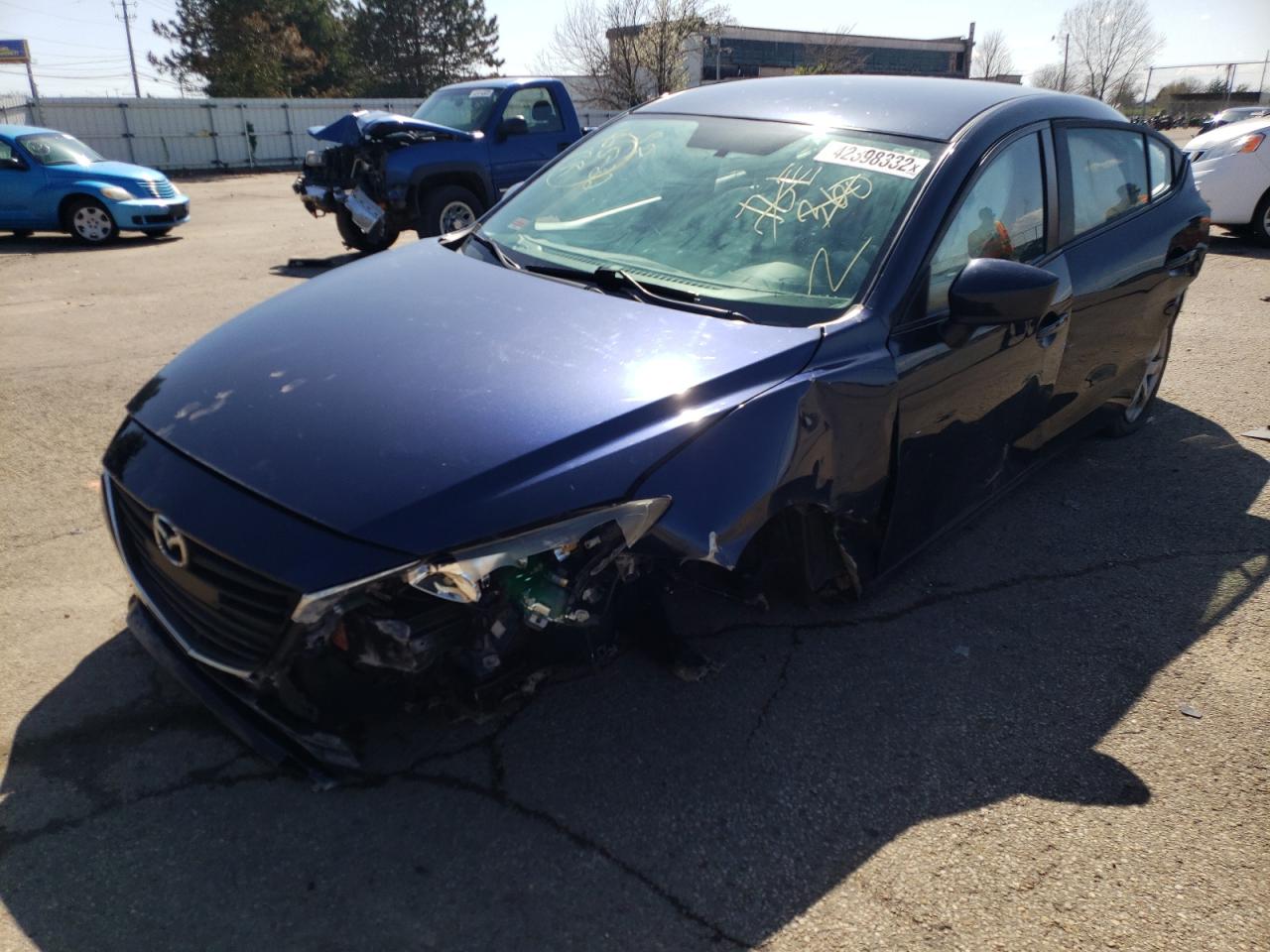 Photo 2 from auction – 2014 MAZDA 3 SPORT with VIN JM1BM1U73E1150356