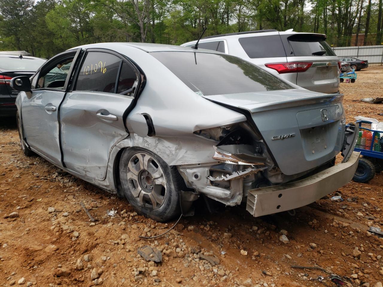 Photo 3 from auction – 2012 HONDA CIVIC HYBR with VIN JHMFB4F20CS009485