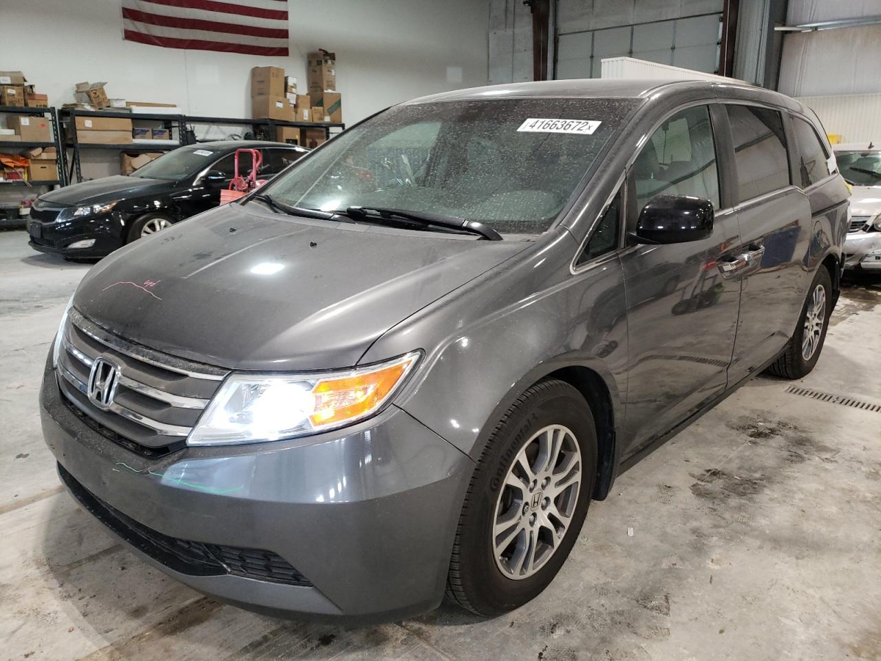 Photo 2 from auction – 2012 HONDA ODYSSEY EX with VIN 5FNRL5H4XCB068363