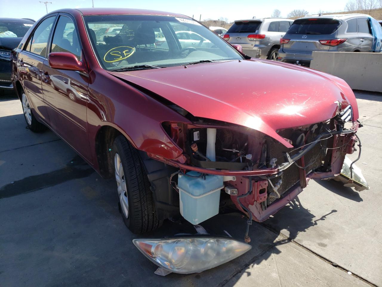 TOYOTA CAMRY LE 2005 with VIN 4T1BE32K65U073508 - Photo from auction
