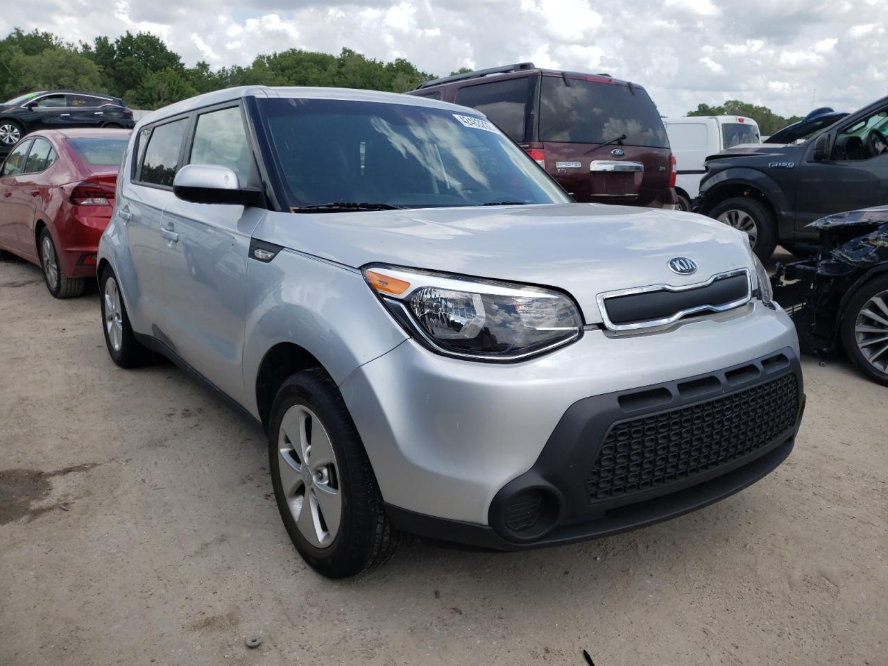 KIA SOUL 2014 with VIN KNDJN2A23E7721445 - Photo from auction