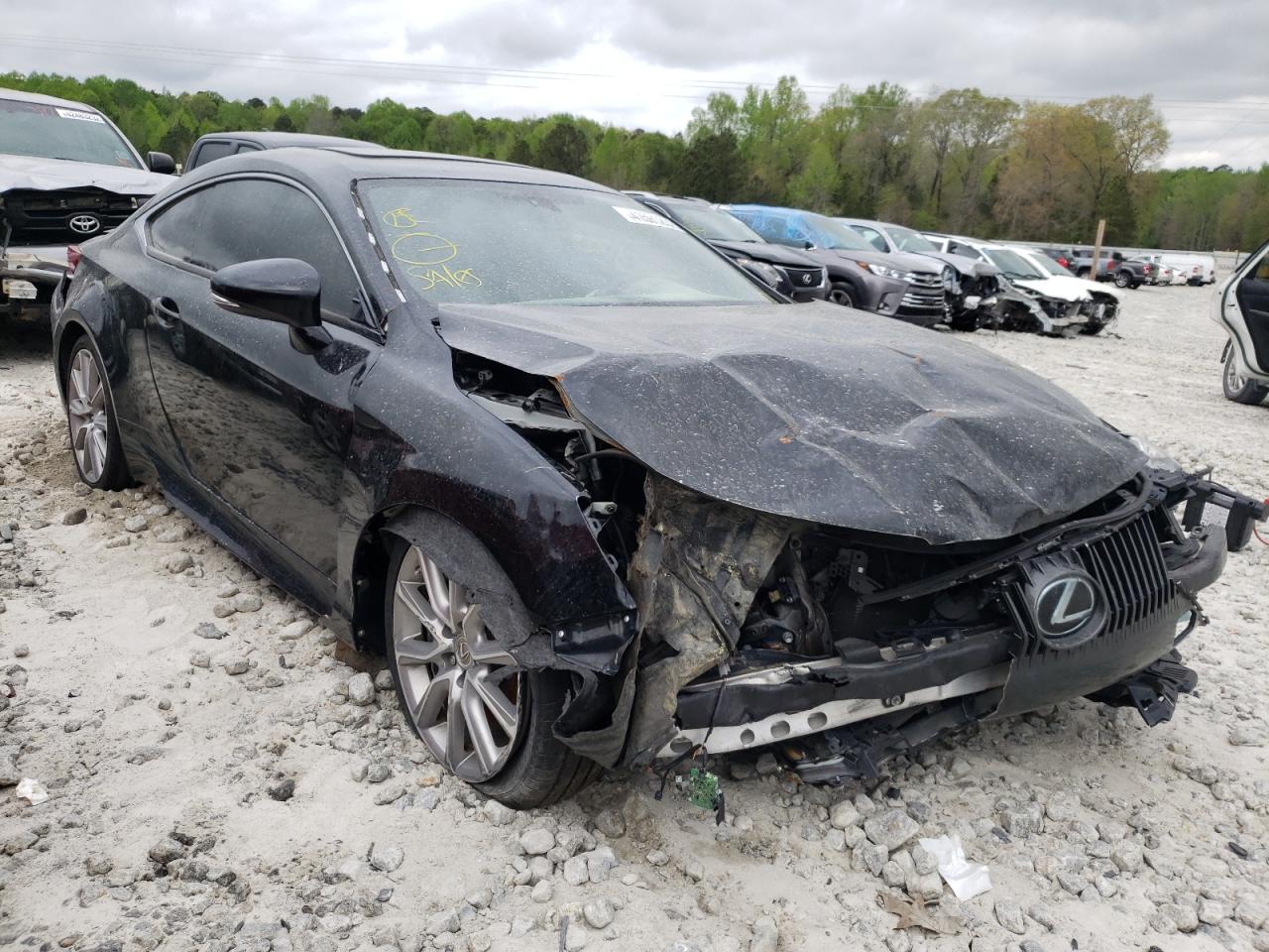 LEXUS RC 350 2015 with VIN JTHHE5BC8F5002808 - Photo from auction