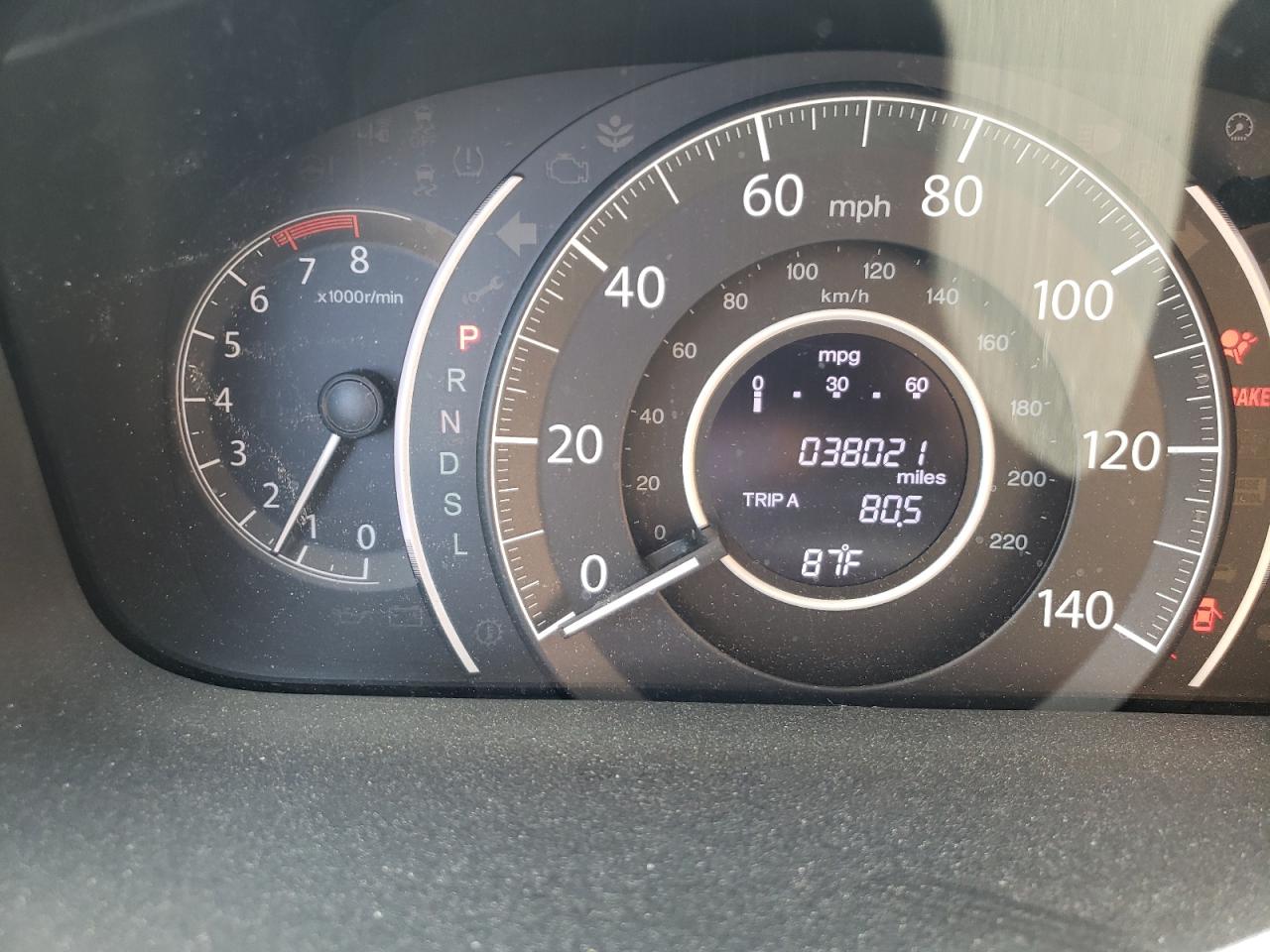 Photo 8 from auction – 2015 HONDA CR-V EXL with VIN 2HKRM3H71FH550107