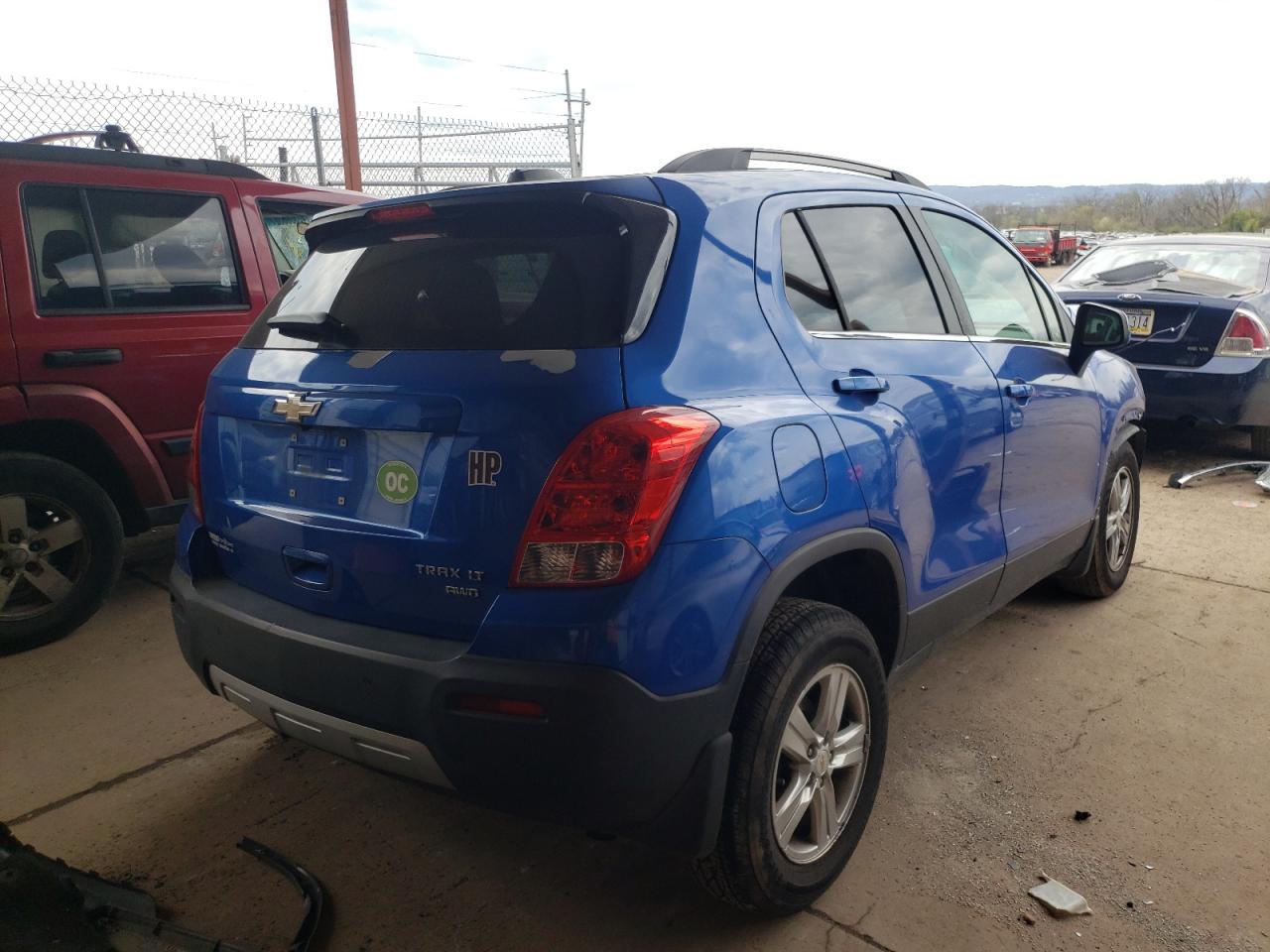 Photo 4 from auction – 2015 CHEVROLET TRAX 1LT with VIN KL7CJRSB3FB264420