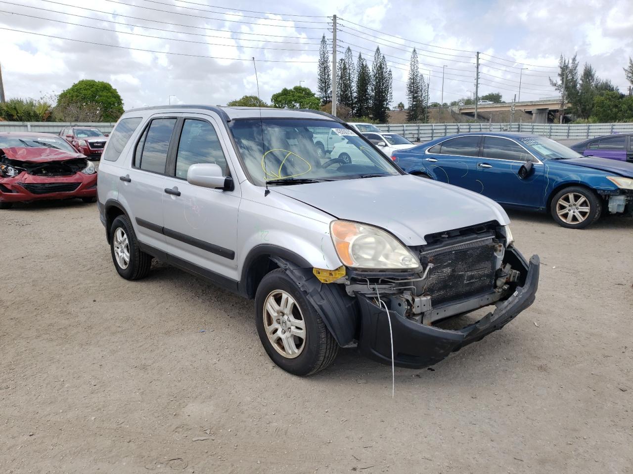 HONDA CR-V EX 2002 with VIN JHLRD788X2C026088 - Photo from auction