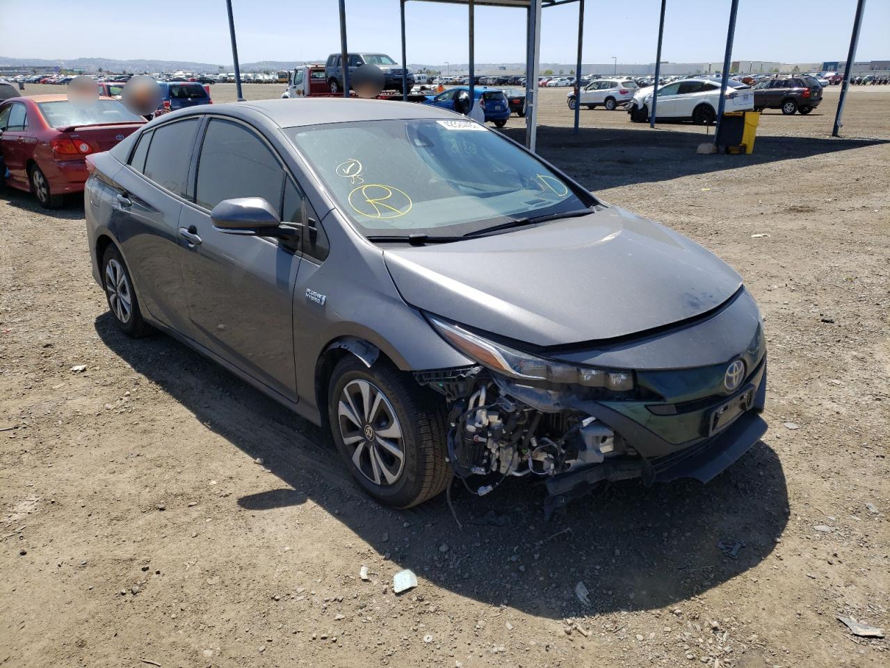 TOYOTA PRIUS PRIM 2019 with VIN JTDKARFP5K3119050 - Photo from auction