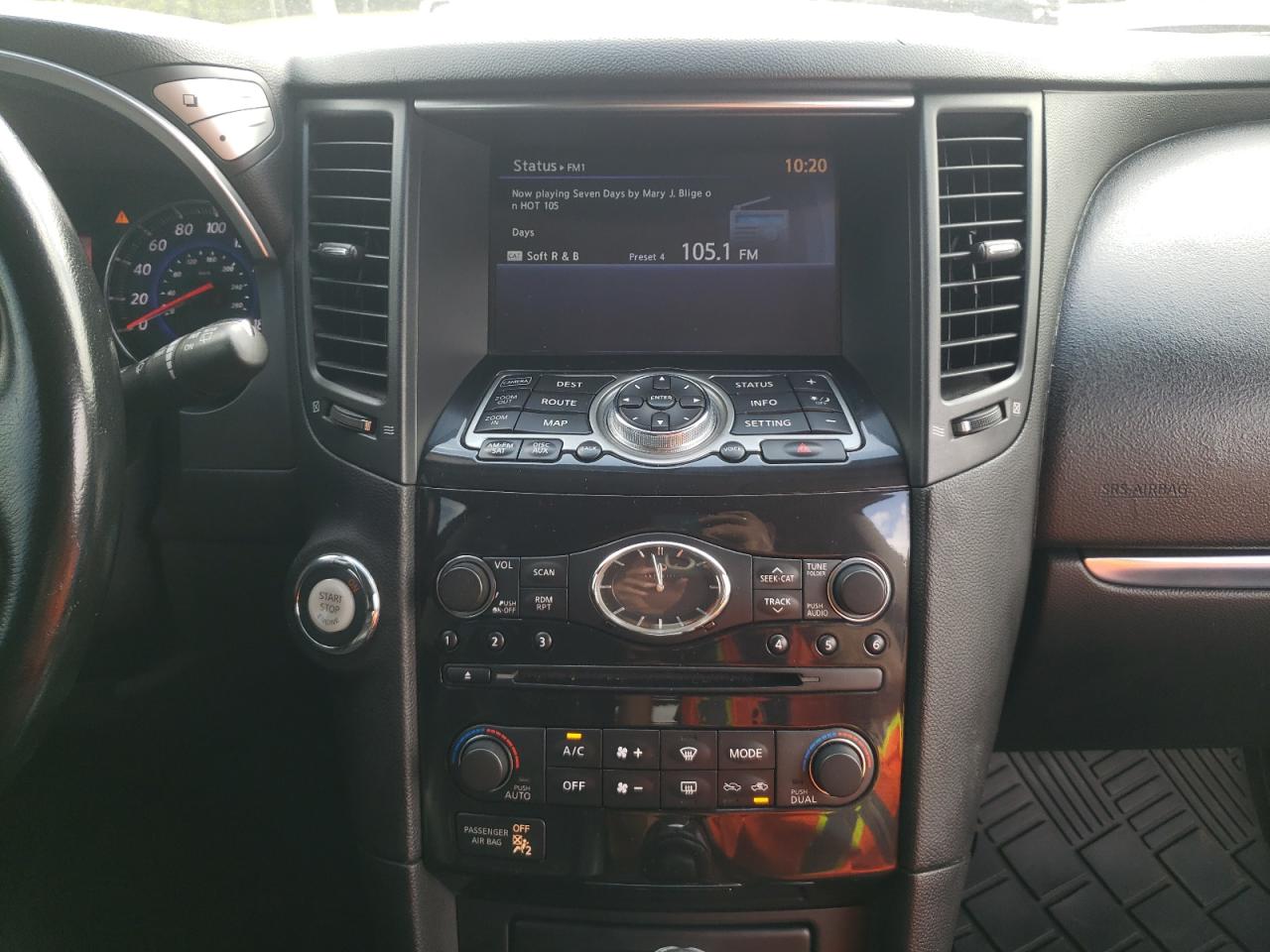 Photo 9 from auction – 2011 INFINITI FX35 with VIN JN8AS1MW1BM732835