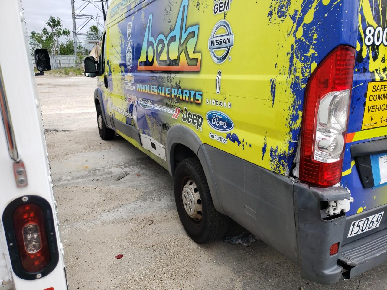 Photo 9 from auction – 2015 RAM PROMASTER with VIN 3C6URVJD7FE500069