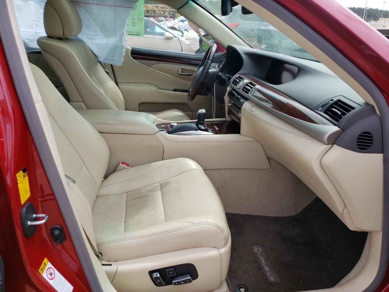 Photo 5 from auction – 2013 LEXUS LS 460L with VIN JTHGL5EF0D5049657
