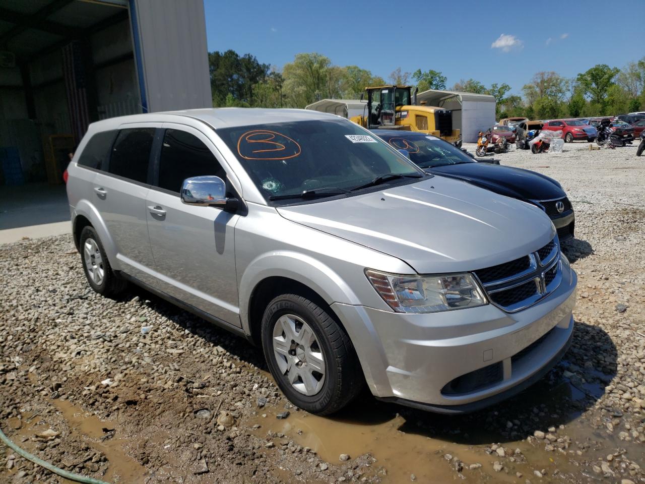 DODGE JOURNEY SE 2012 with VIN 3C4PDCAB0CT161122 - Photo from auction
