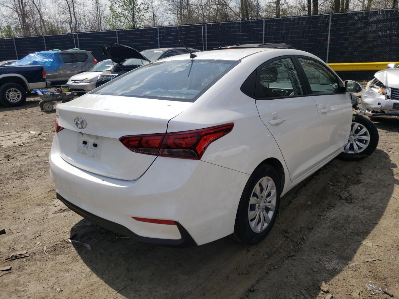 Photo 4 from auction – 2019 HYUNDAI ACCENT SE with VIN 3KPC24A37KE086702