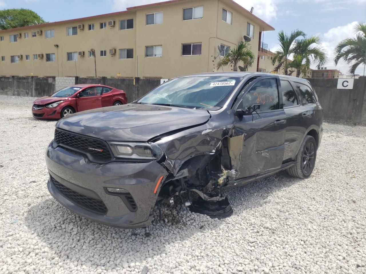 Photo 2 from auction – 2021 DODGE DURANGO GT with VIN 1C4RDHDG0MC572692