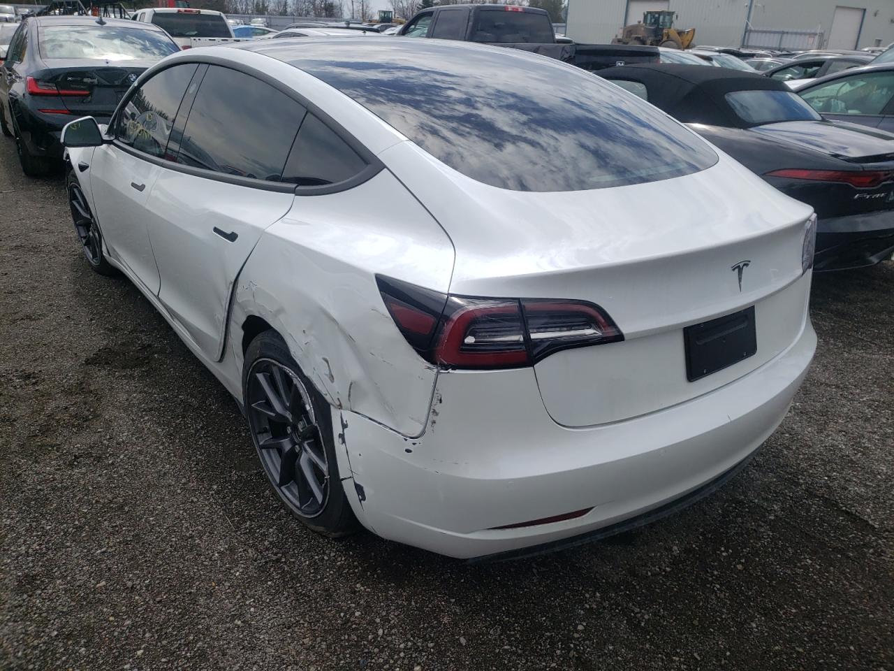 Photo 3 from auction – 2021 TESLA MODEL 3 with VIN 5YJ3E1EA8MF856871