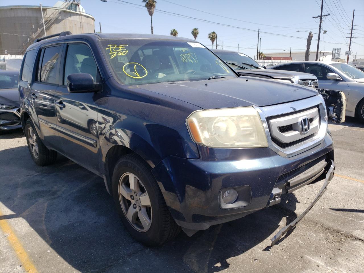 HONDA PILOT EX 2009 with VIN 5FNYF38439B001846 - Photo from auction