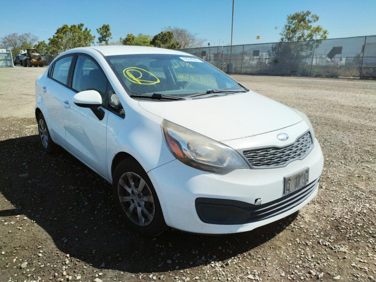 KIA RIO LX 2013 with VIN KNADM4A32D6316747 - Photo from auction